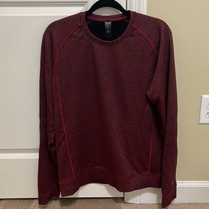 lululemon engineered warmth long sleeve crew, Large